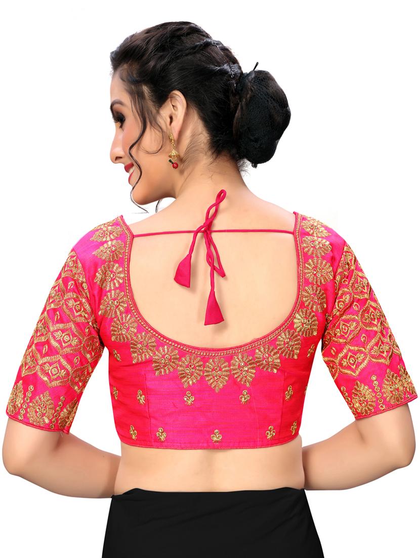 solid embroidered blouse - 16703368 - Zoom Image - 3