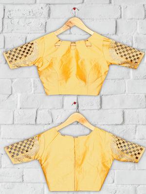 solid embroidered blouse - 16703371 - Standard Image - 4