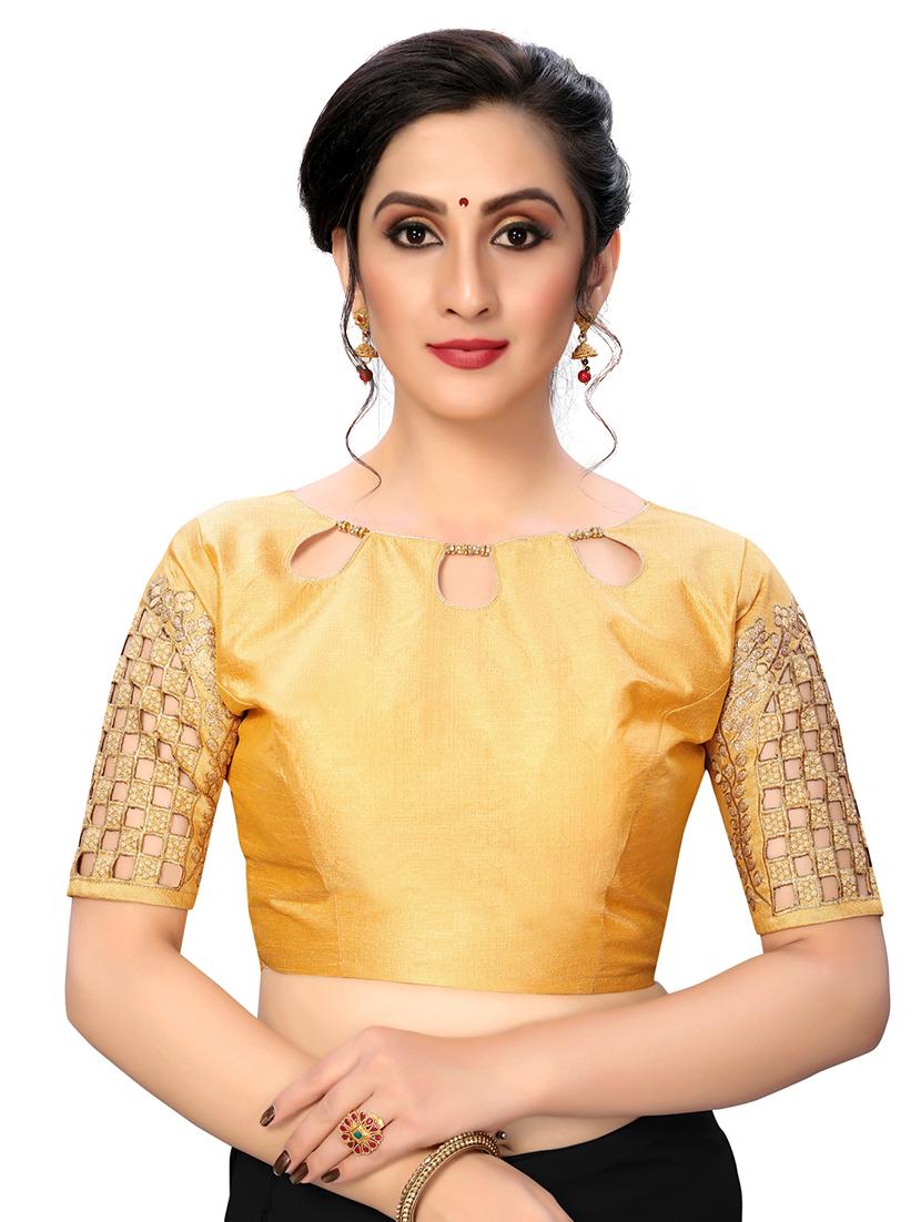solid embroidered blouse - 16703371 - Zoom Image - 1