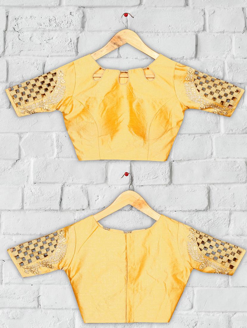 solid embroidered blouse - 16703371 - Zoom Image - 4