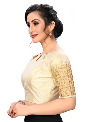 solid embroidered blouse - 16703374 - Standard Image - 2