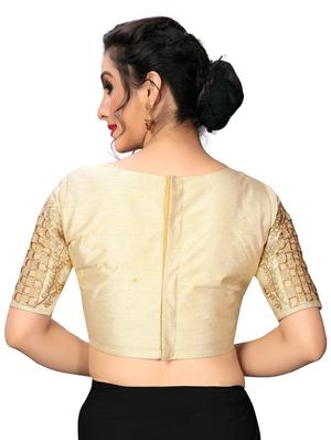 solid embroidered blouse - 16703374 - Standard Image - 3