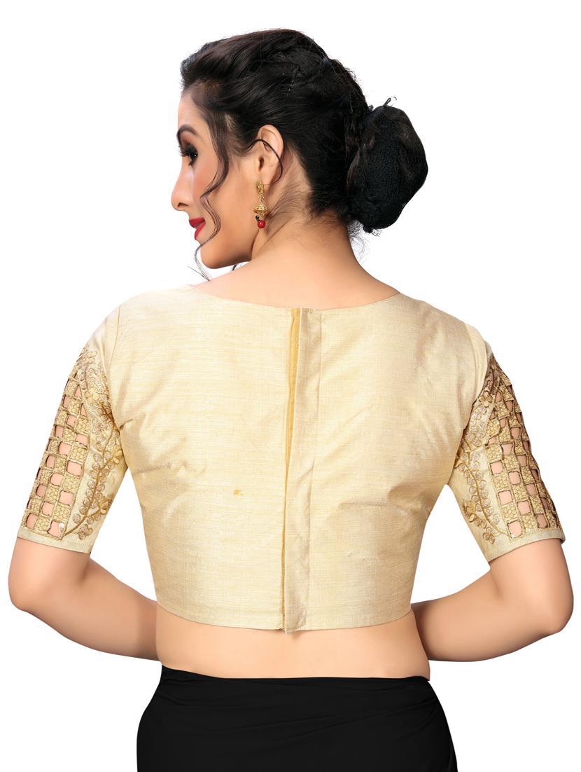 solid embroidered blouse - 16703374 - Zoom Image - 3
