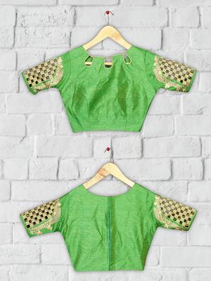 solid embroidered blouse - 16703376 - Standard Image - 4