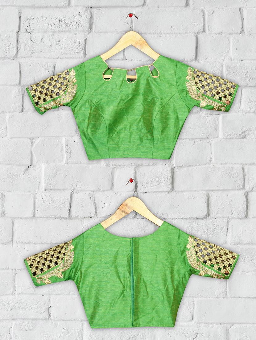 solid embroidered blouse - 16703376 - Zoom Image - 4