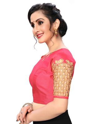 solid embroidered blouse - 16703378 - Standard Image - 2