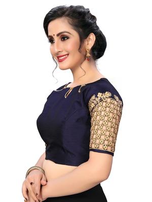 solid embroidered blouse - 16703379 - Standard Image - 2