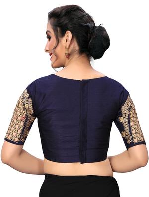 solid embroidered blouse - 16703379 - Standard Image - 3