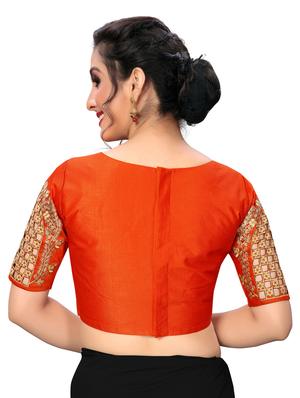 solid embroidered blouse - 16703380 - Standard Image - 3
