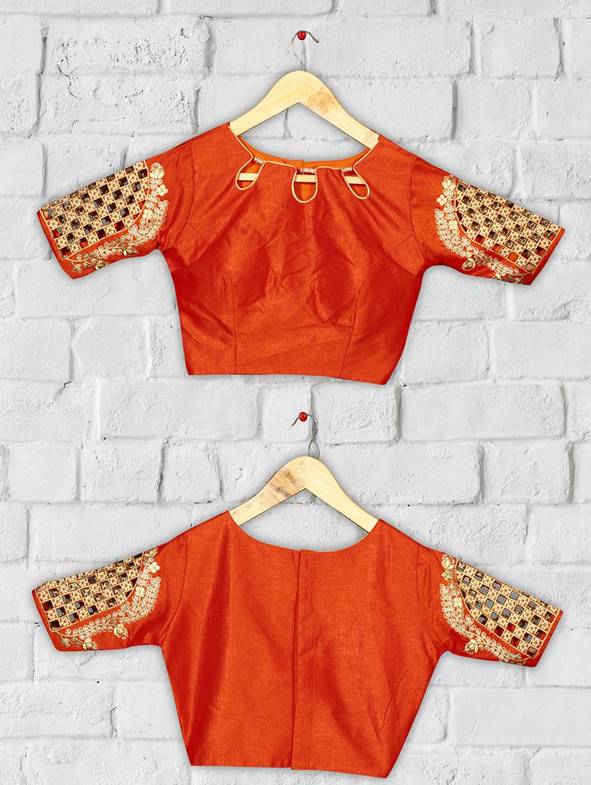 solid embroidered blouse - 16703380 - Zoom Image - 4