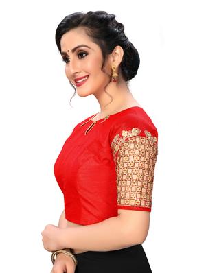 solid embroidered blouse - 16703382 - Standard Image - 2