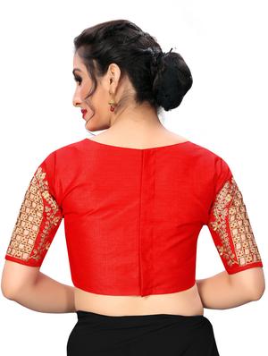 solid embroidered blouse - 16703382 - Standard Image - 3