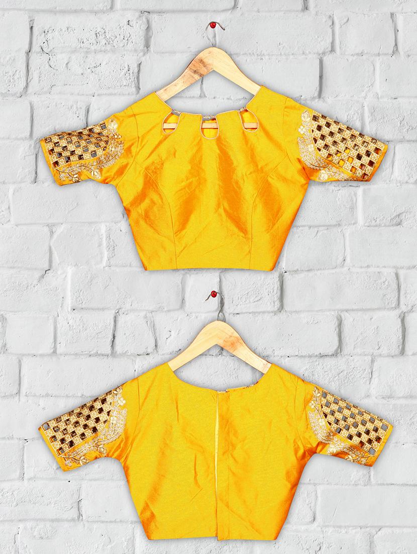 solid embroidered blouse - 16703383 - Zoom Image - 4