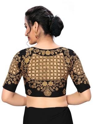solid embroidered blouse - 16703385 - Standard Image - 3