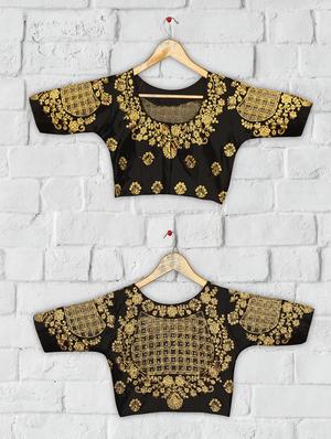 solid embroidered blouse - 16703385 - Standard Image - 4