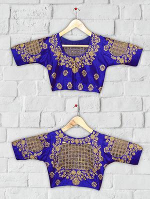 solid embroidered blouse - 16703386 - Standard Image - 4