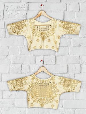 solid embroidered blouse - 16703387 - Standard Image - 4