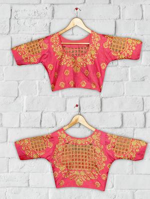 solid embroidered blouse - 16703391 - Standard Image - 4