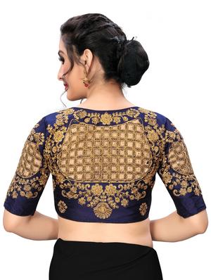 solid embroidered blouse - 16703392 - Standard Image - 3