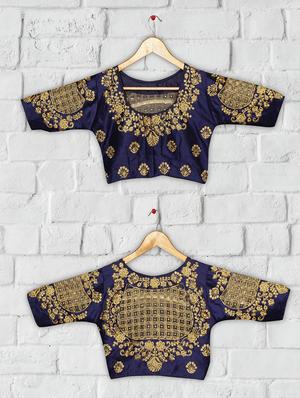 solid embroidered blouse - 16703392 - Standard Image - 4