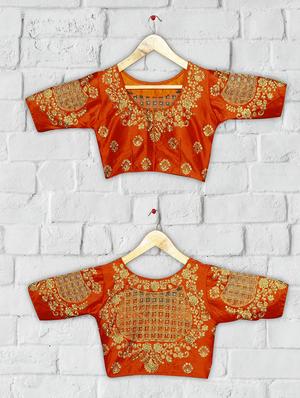 solid embroidered blouse - 16703393 - Standard Image - 4