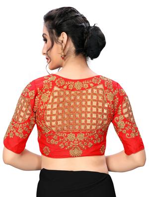 solid embroidered blouse - 16703395 - Standard Image - 3