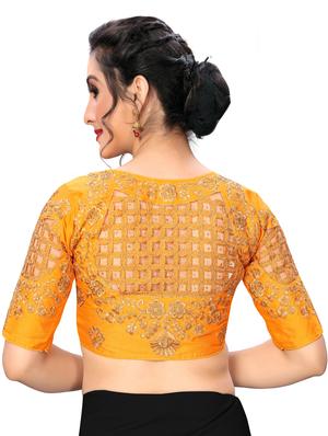 solid embroidered blouse - 16703396 - Standard Image - 3