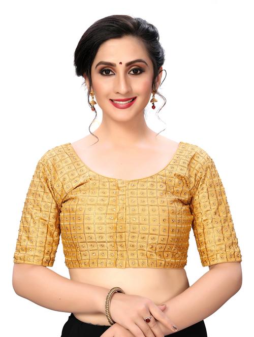 solid embroidered blouse - 16703397 - Standard Image - 1