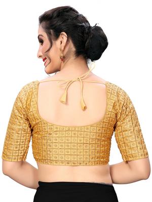 solid embroidered blouse - 16703397 - Standard Image - 3