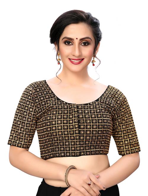 solid embroidered blouse - 16703398 - Standard Image - 1