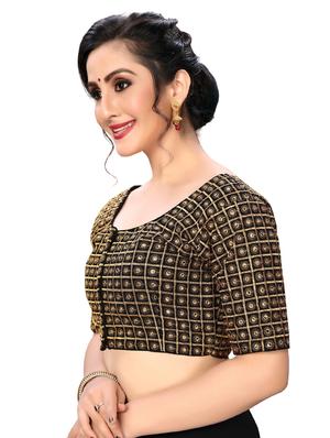 solid embroidered blouse - 16703398 - Standard Image - 2