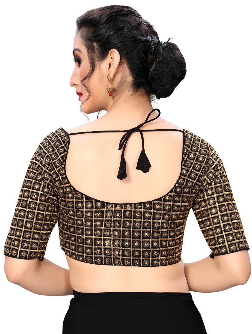 solid embroidered blouse - 16703398 - Zoom Image - 3