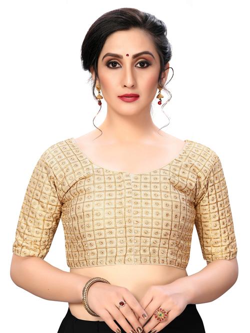 solid embroidered blouse - 16703400 - Standard Image - 1