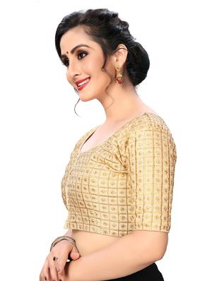 solid embroidered blouse - 16703400 - Standard Image - 2