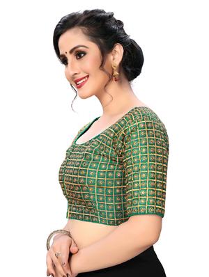 solid embroidered blouse - 16703401 - Standard Image - 2