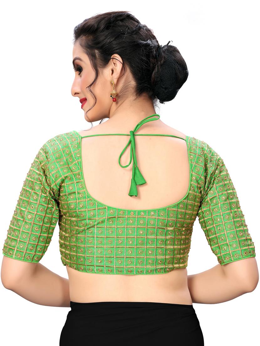 solid embroidered blouse - 16703402 - Zoom Image - 3