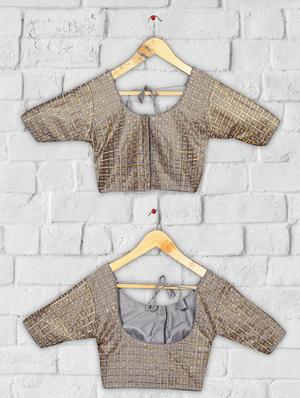solid embroidered blouse - 16703403 - Standard Image - 4