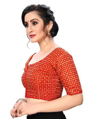 solid embroidered blouse - 16703408 - Standard Image - 2