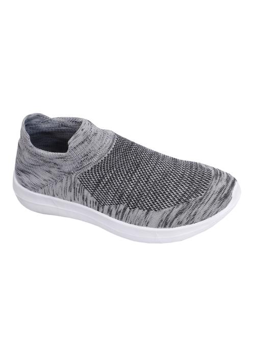grey fabric slip on sport shoes - 16703414 - Standard Image - 1