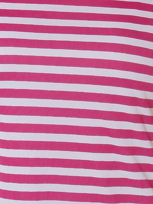 round neck striped top - 16703418 - Standard Image - 5
