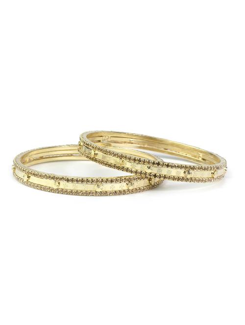 gold metal bangle - 16703447 - Standard Image - 1