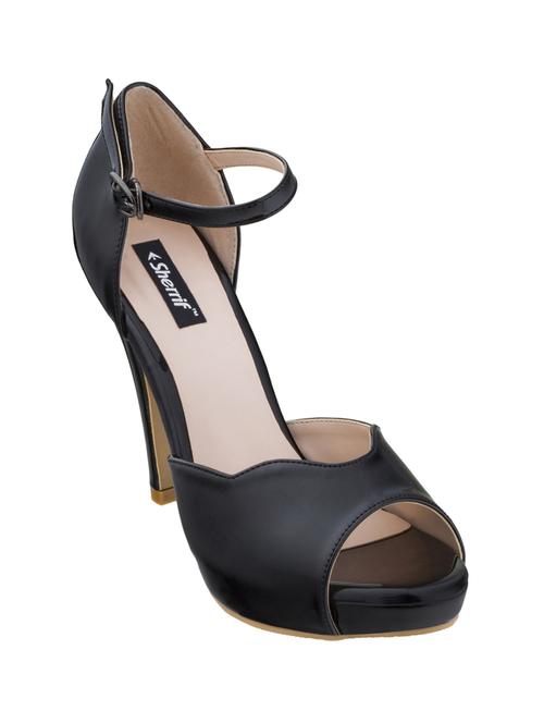 black ankle strap sandals - 16704211 - Standard Image - 1