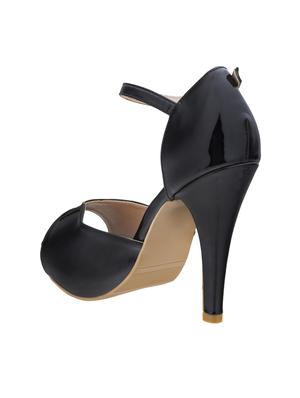 black ankle strap sandals - 16704211 - Standard Image - 3