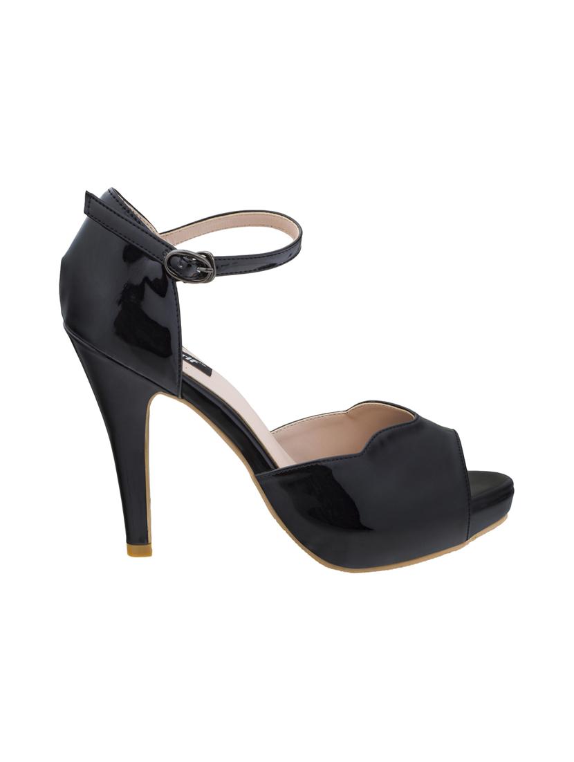 black ankle strap sandals - 16704211 - Zoom Image - 2
