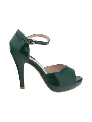 green ankle strap sandals - 16704212 - Standard Image - 2
