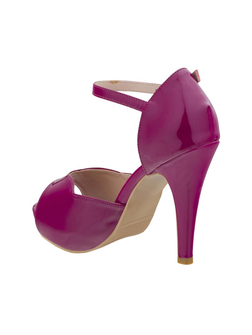 purple ankle strap sandals - 16704213 - Zoom Image - 3