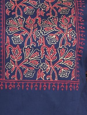 floral print straight kurta - 16704259 - Standard Image - 4