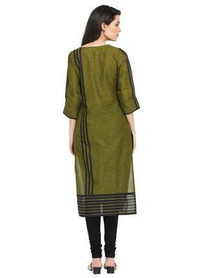 floral print straight kurta - 16704271 - Standard Image - 3