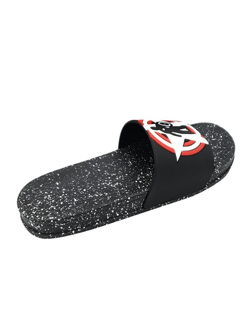black rubber slip on flip flops - 16704277 - Zoom Image - 3