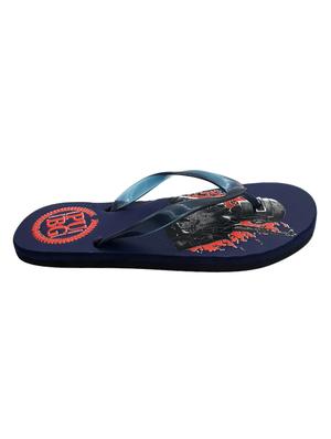 navy rubber toe separator flip flops - 16704281 - Standard Image - 3